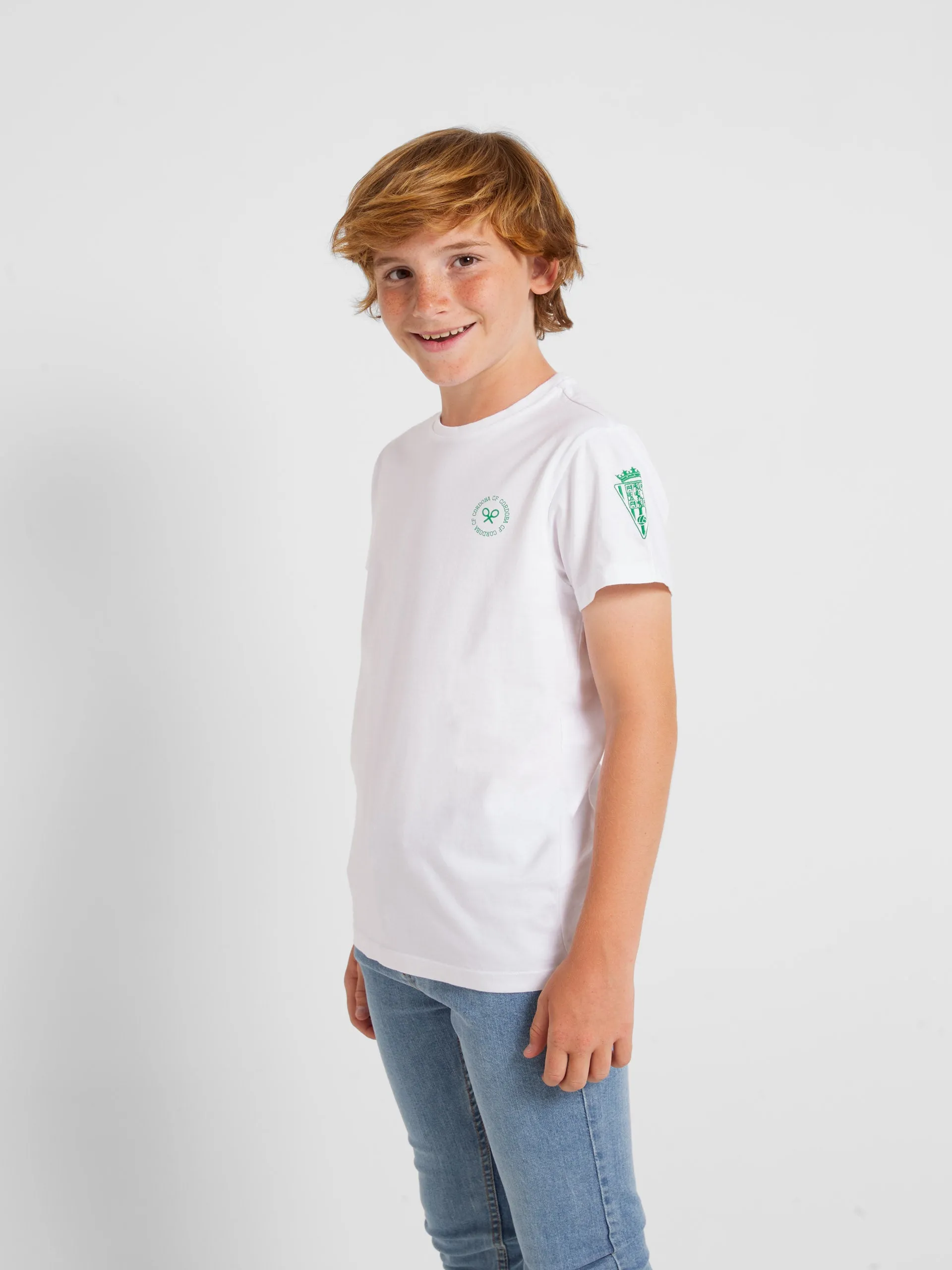 Camiseta kids circulo CCF blanca
