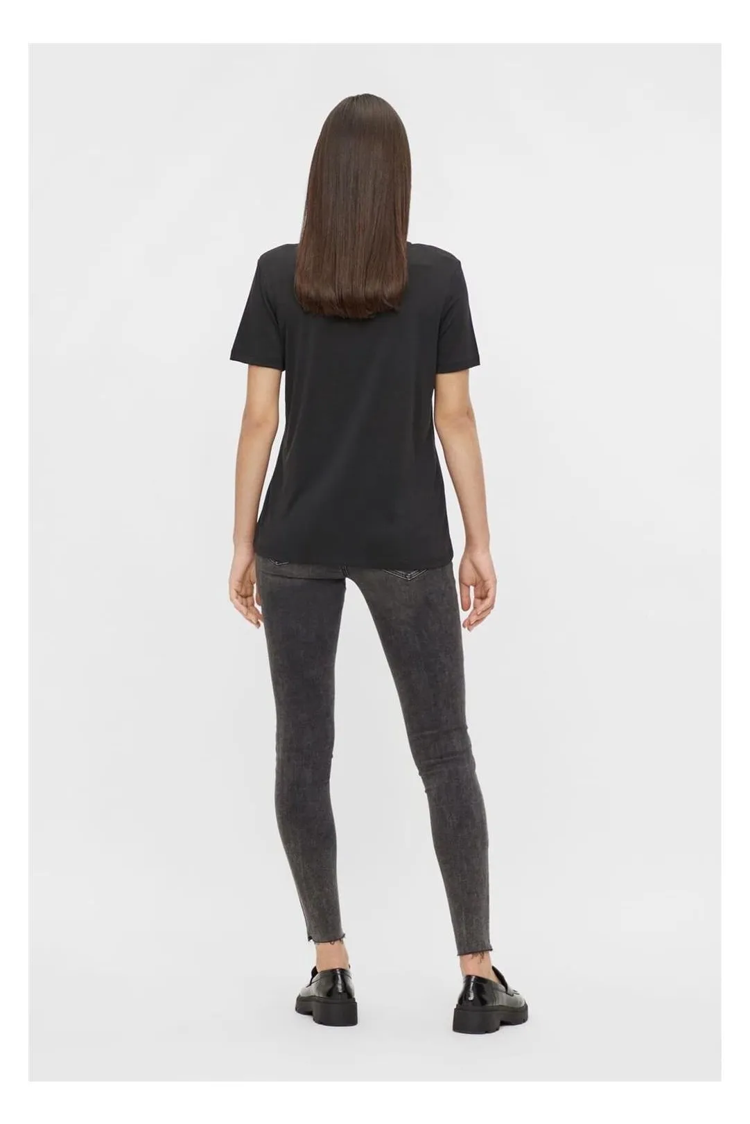 CAMISETA MANGA CORTA PCKAMALA NEGRO