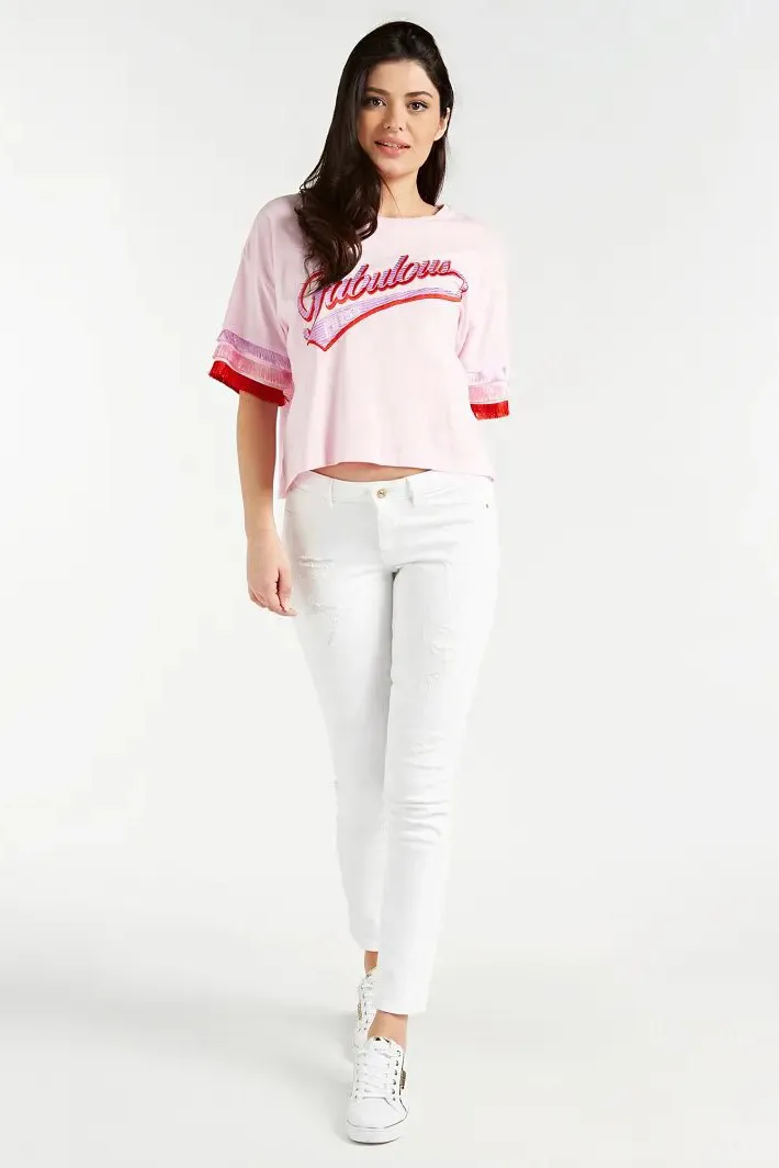 Camiseta para mujer de Guess Jeans – W0GI0BJA900