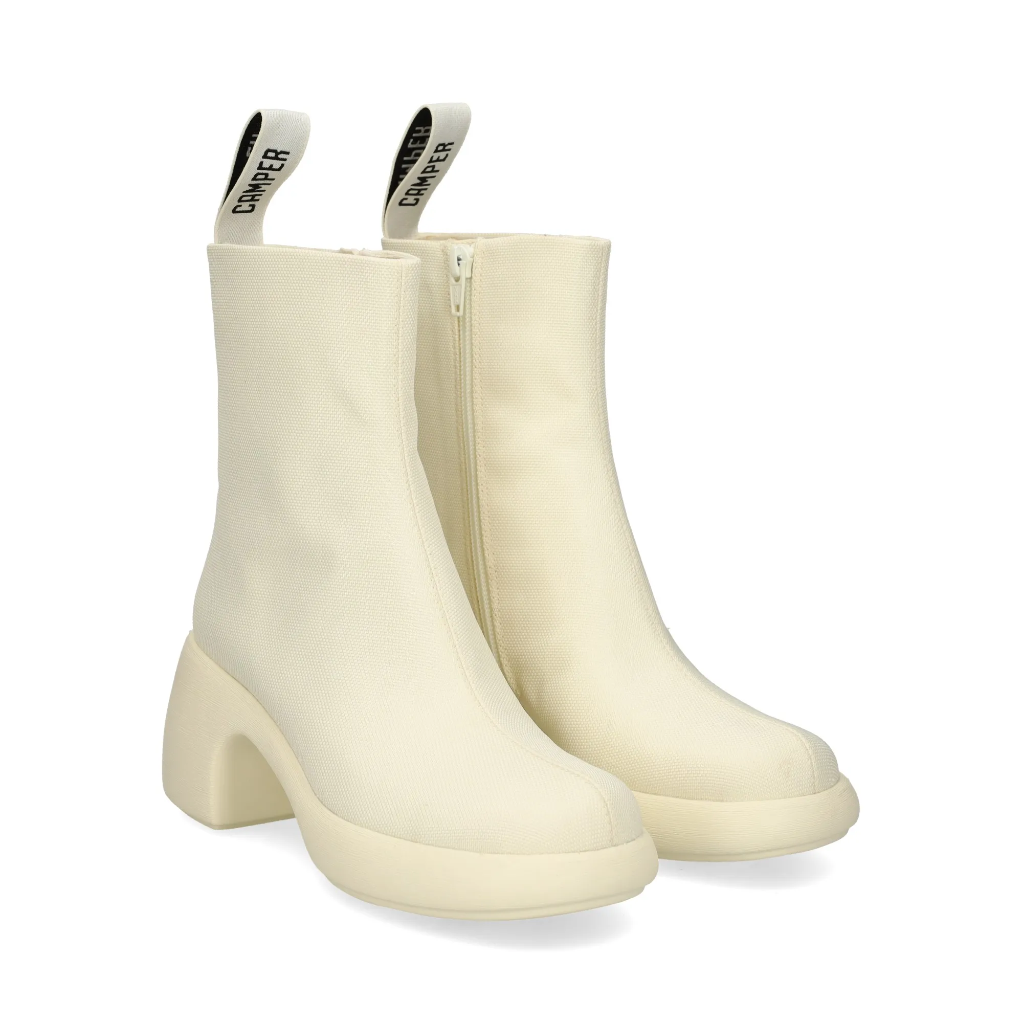 CAMPER Botines con tacón de Mujer 002 BLANCO