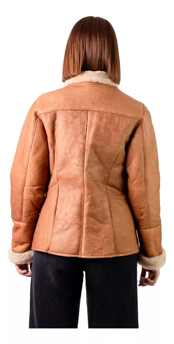 CAMPERA DE CUERO DE OVEJA DE MUJER  MODELO: 105