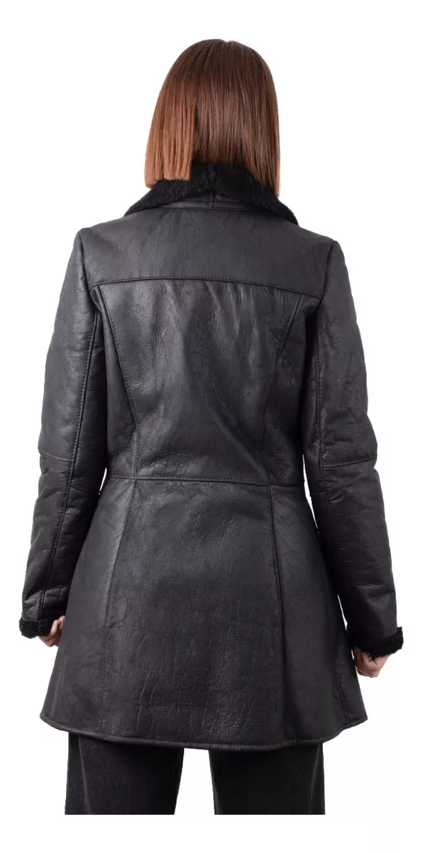 CAMPERA DE CUERO DE OVEJA DE MUJER  MODELO: SOL.B