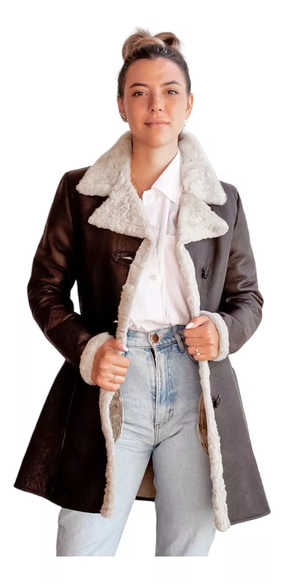 CAMPERA DE CUERO DE OVEJA DE MUJER  MODELO: SOL.H
