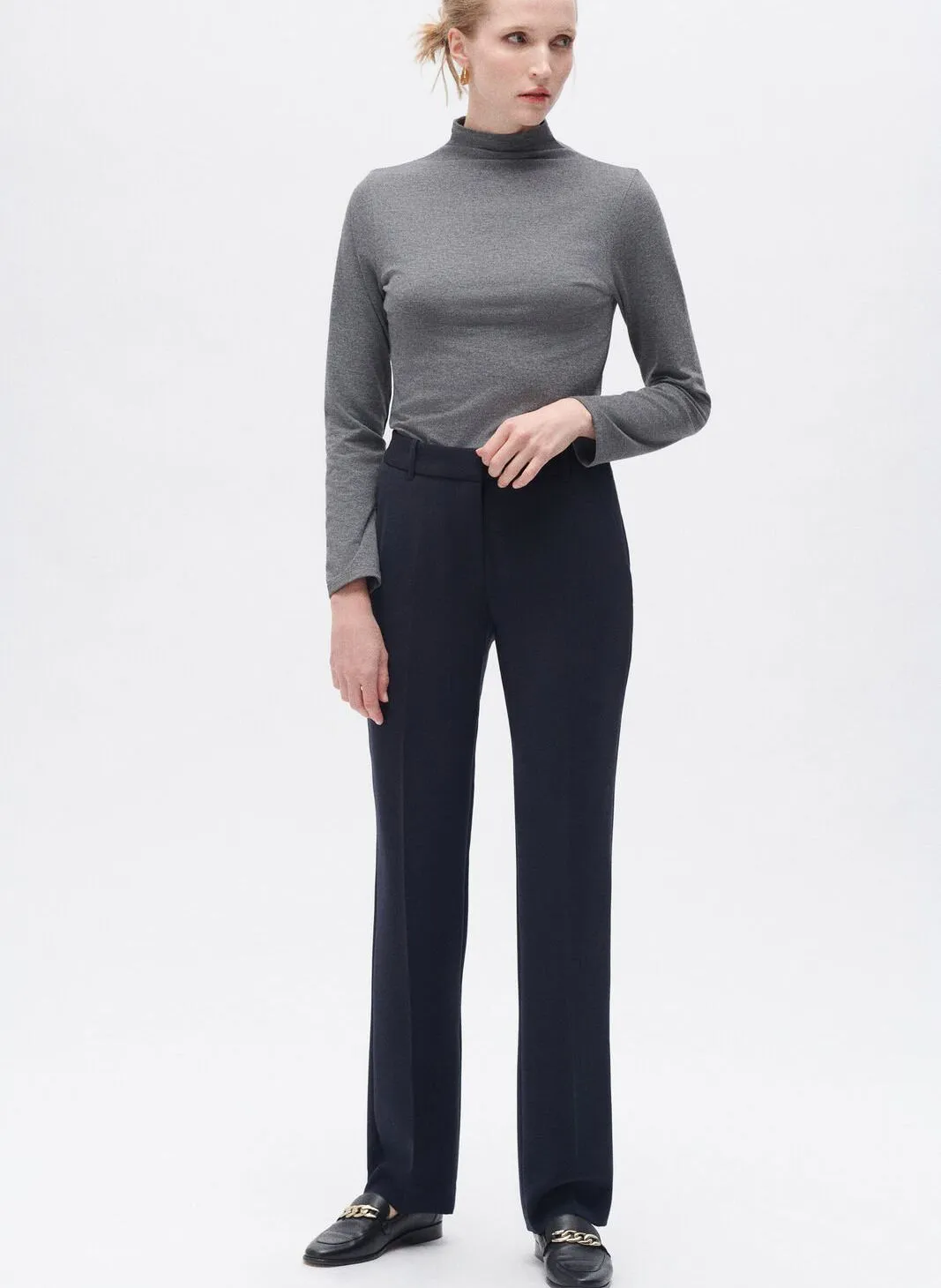 CAROLL PCLEMENT  PANTALóN SASTRE EN AZUL