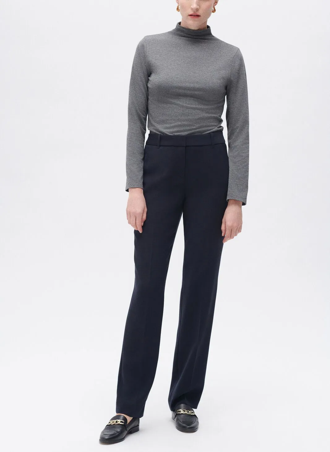 CAROLL PCLEMENT  PANTALóN SASTRE EN AZUL