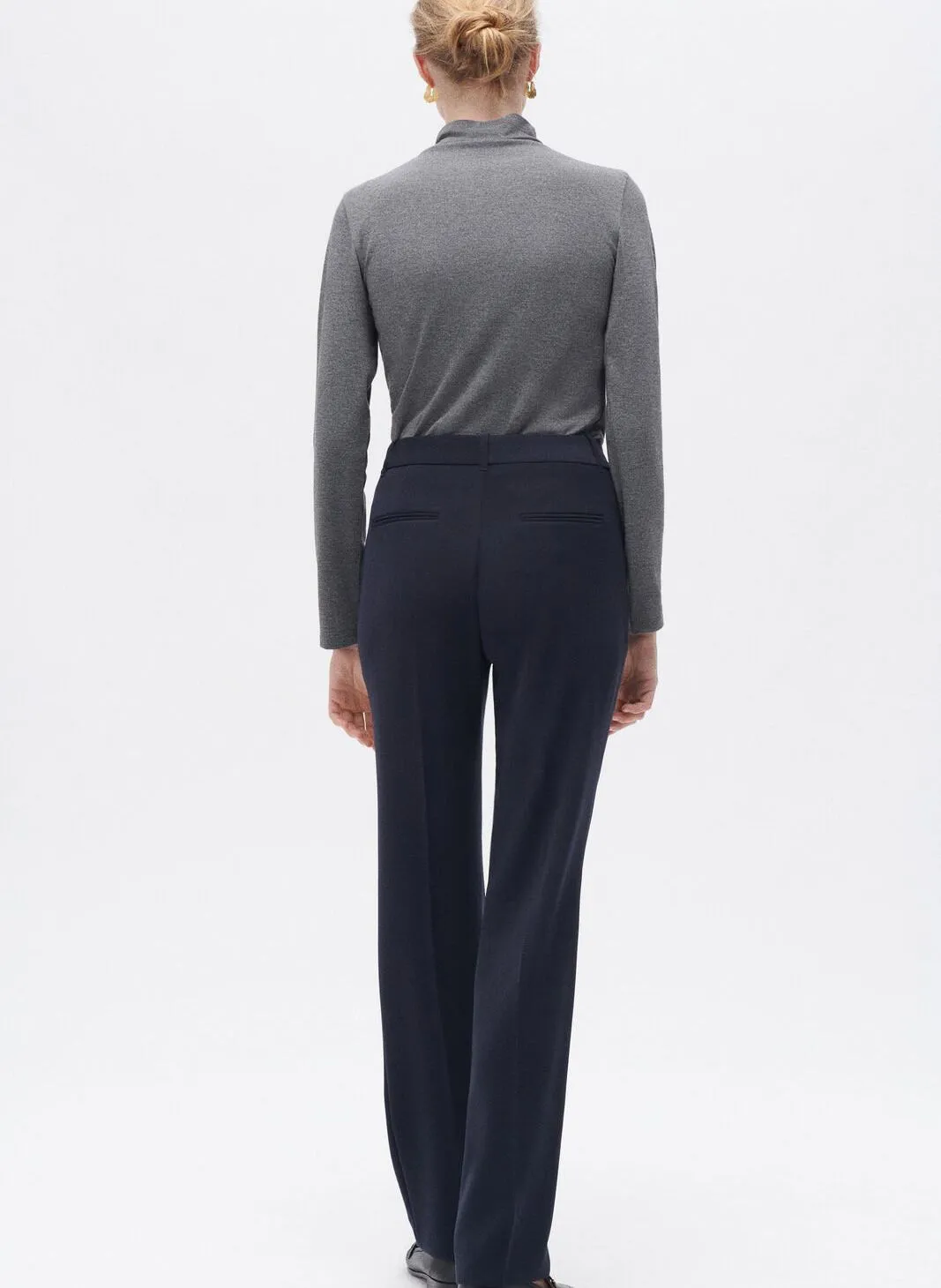 CAROLL PCLEMENT  PANTALóN SASTRE EN AZUL