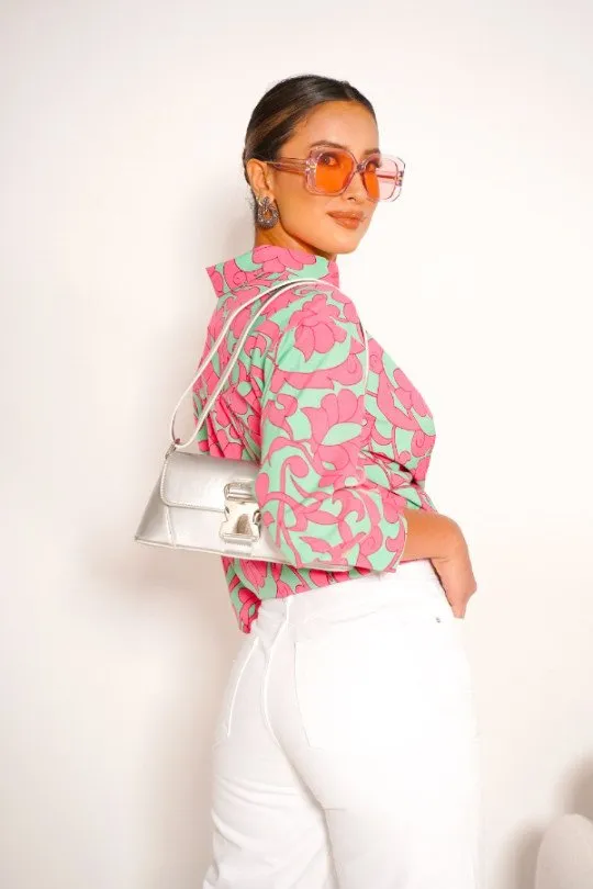 CARTERA ANA PLATEADA
