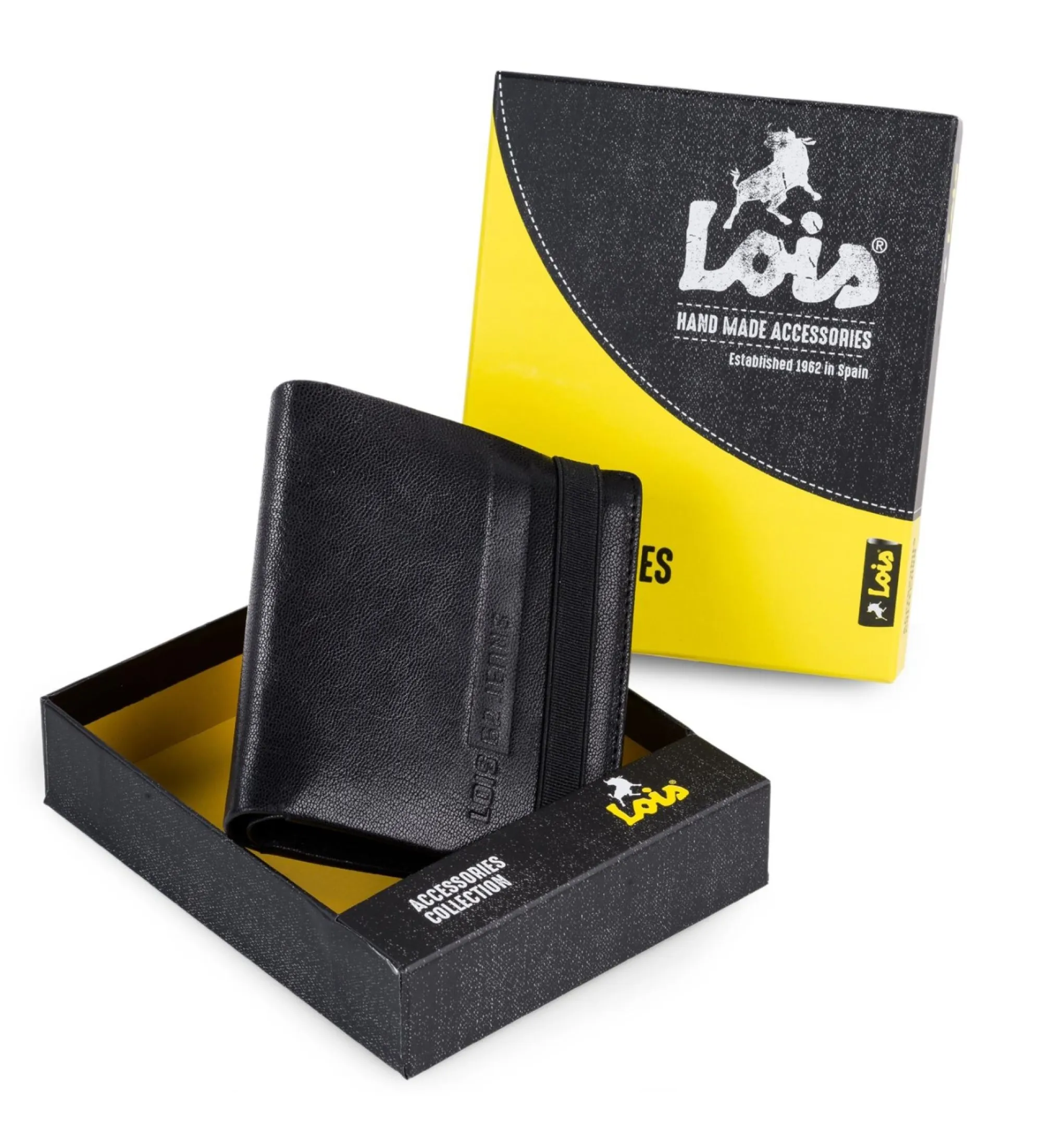 Cartera con goma de protección 202621 negro