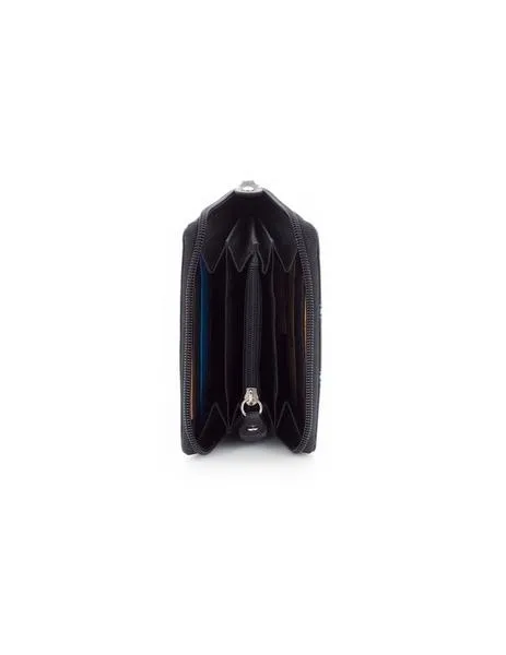 cartera coronel tapiocca de piel azul ct25talaia
