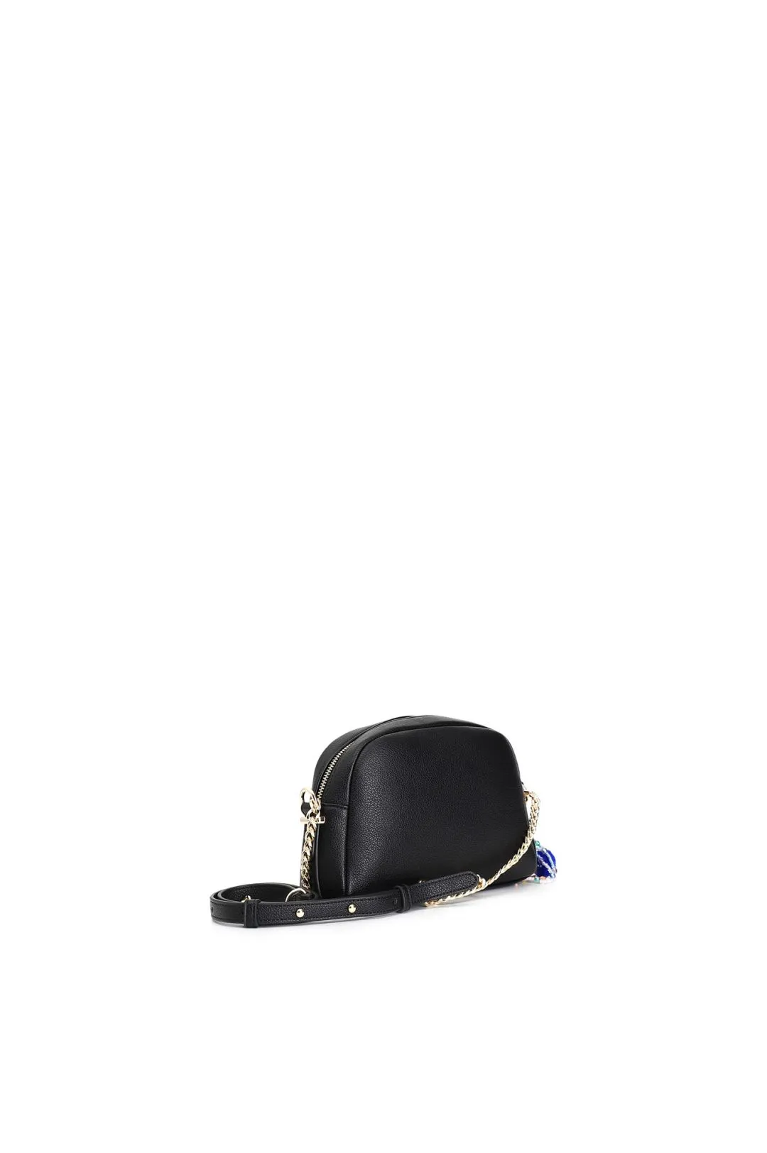 cartera de mano con colgante de colores black