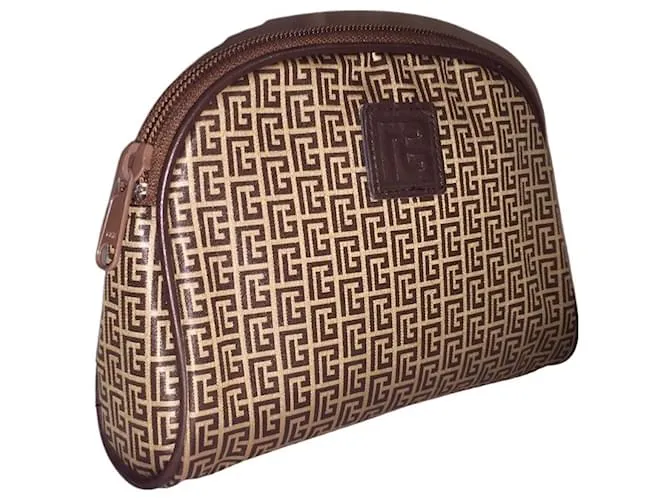 Cartera de mano PIERRE BALMAIN Marrón claro Marrón oscuro 
