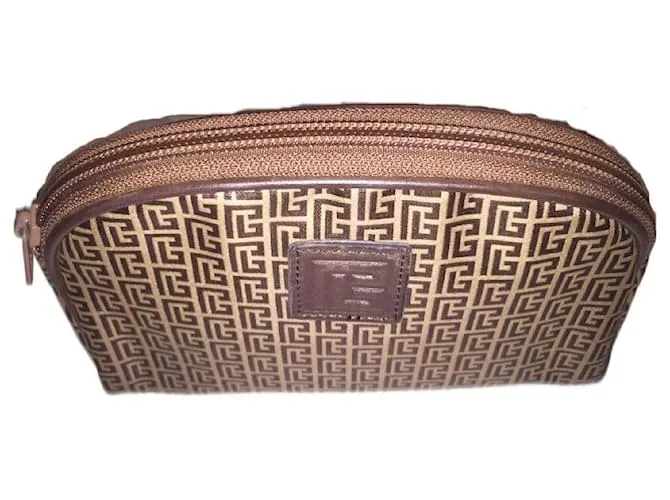 Cartera de mano PIERRE BALMAIN Marrón claro Marrón oscuro 