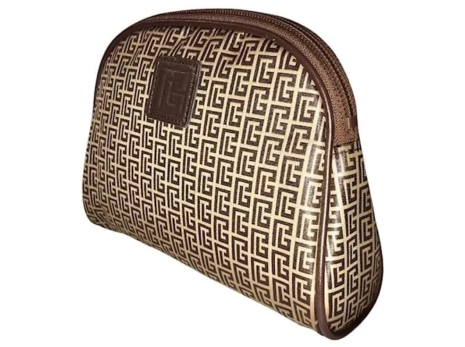 Cartera de mano PIERRE BALMAIN Marrón claro Marrón oscuro 