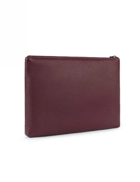 cartera de mano tous alfa burdeos