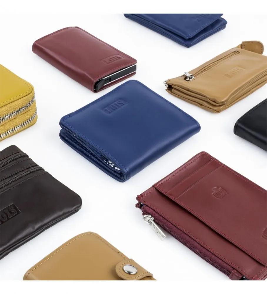 CARTERA DE PIEL 202044 CAMEL 10X8,7CM