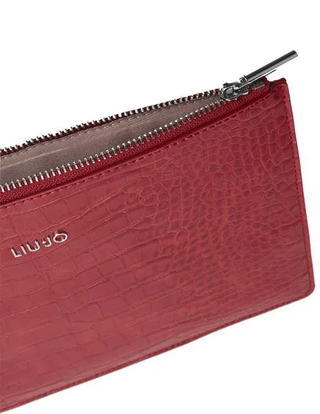 cartera liu.jo de mano envelop roja