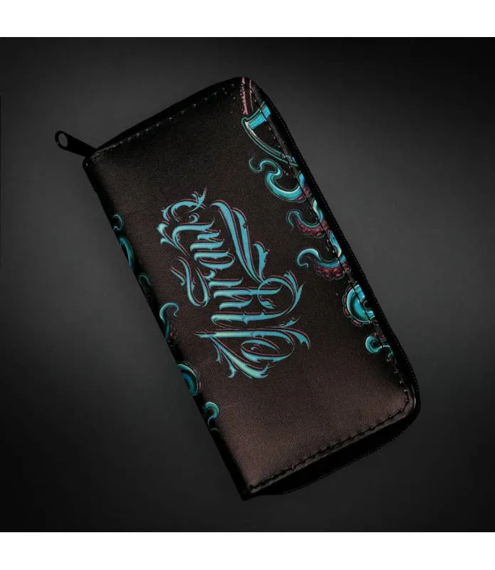 CARTERA MONEDERO ALARGADA MUJER CREMALLERA PULPO PIRATA HYRAW SP23A17