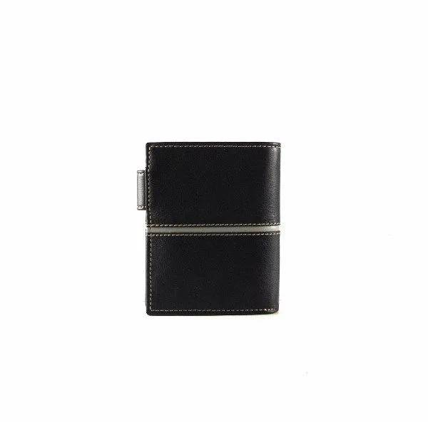Cartera piel hombre con broche Nilo y monedero interno