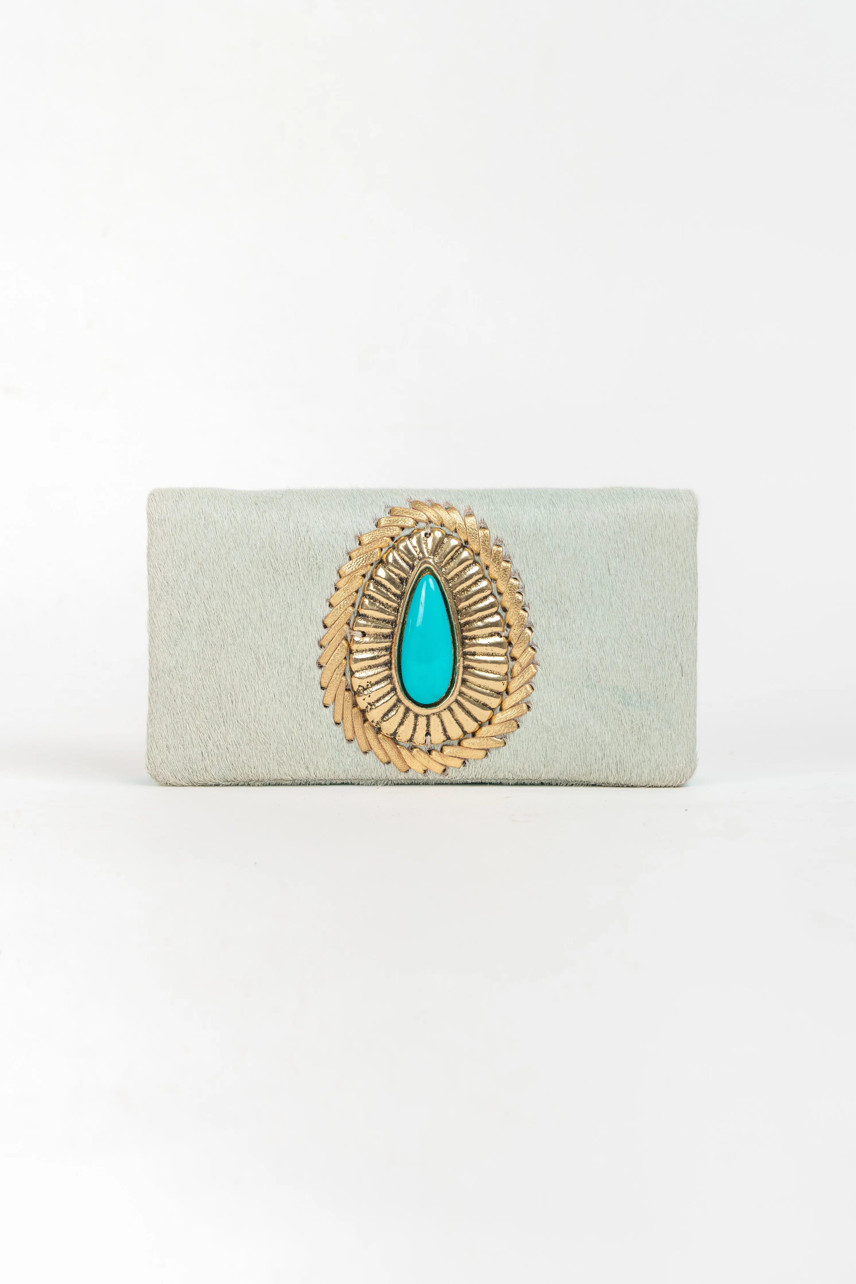Cartera piel Joya Azul