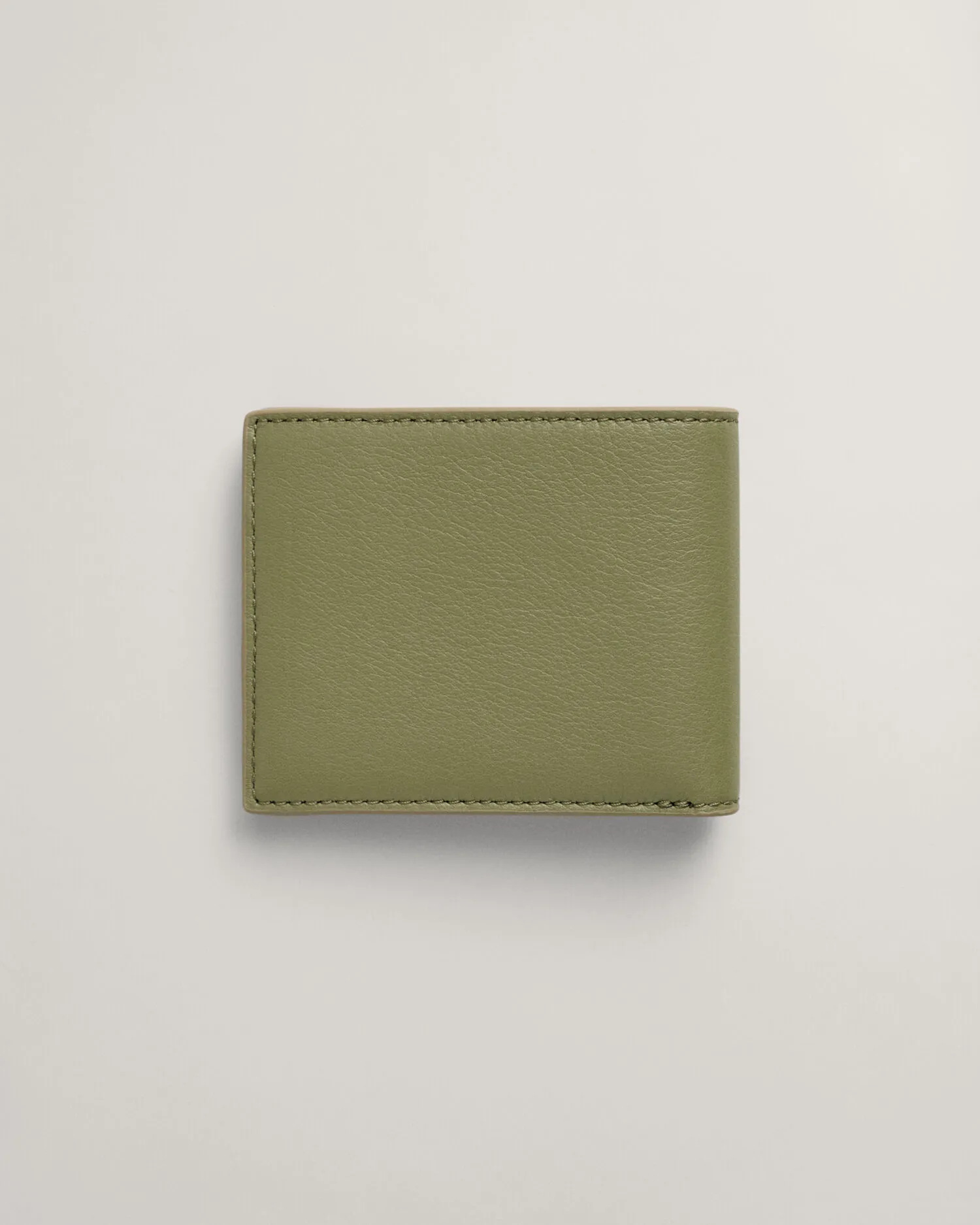 Cartera plegable de piel