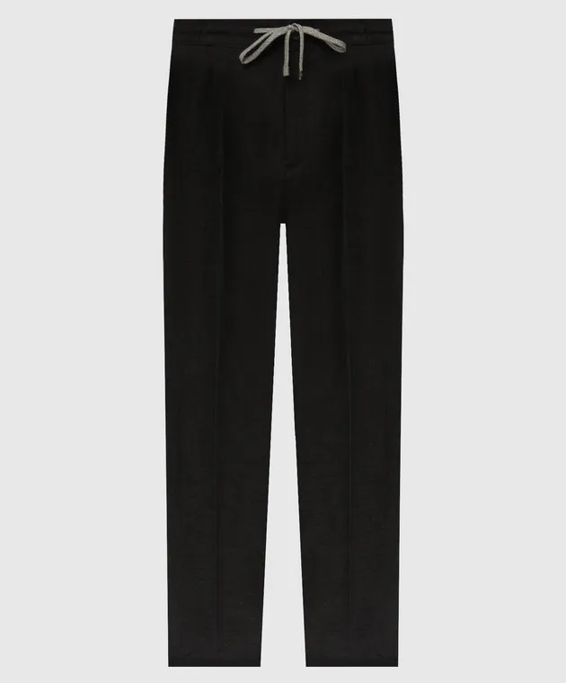 Cashmere&Whiskey Black linen pants