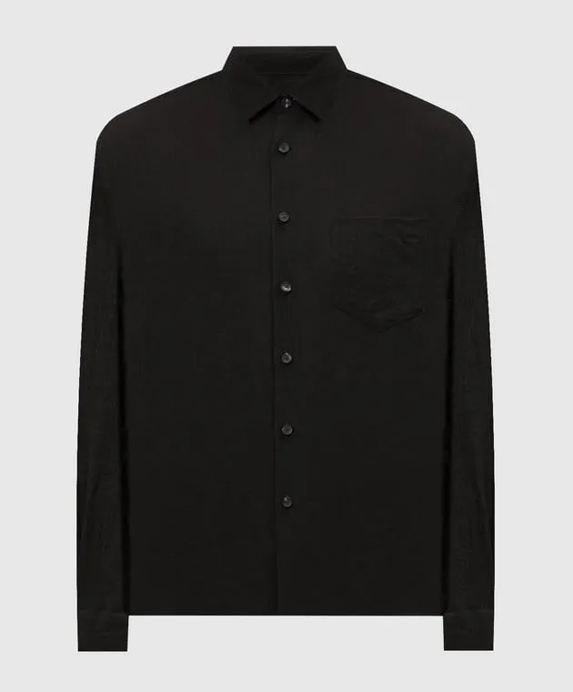 Cashmere&Whiskey Black linen shirt