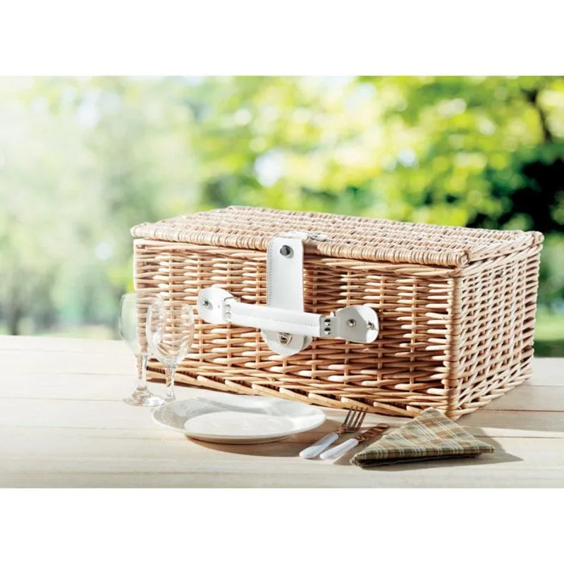 Cesta de picnic personalizada para 2 personas