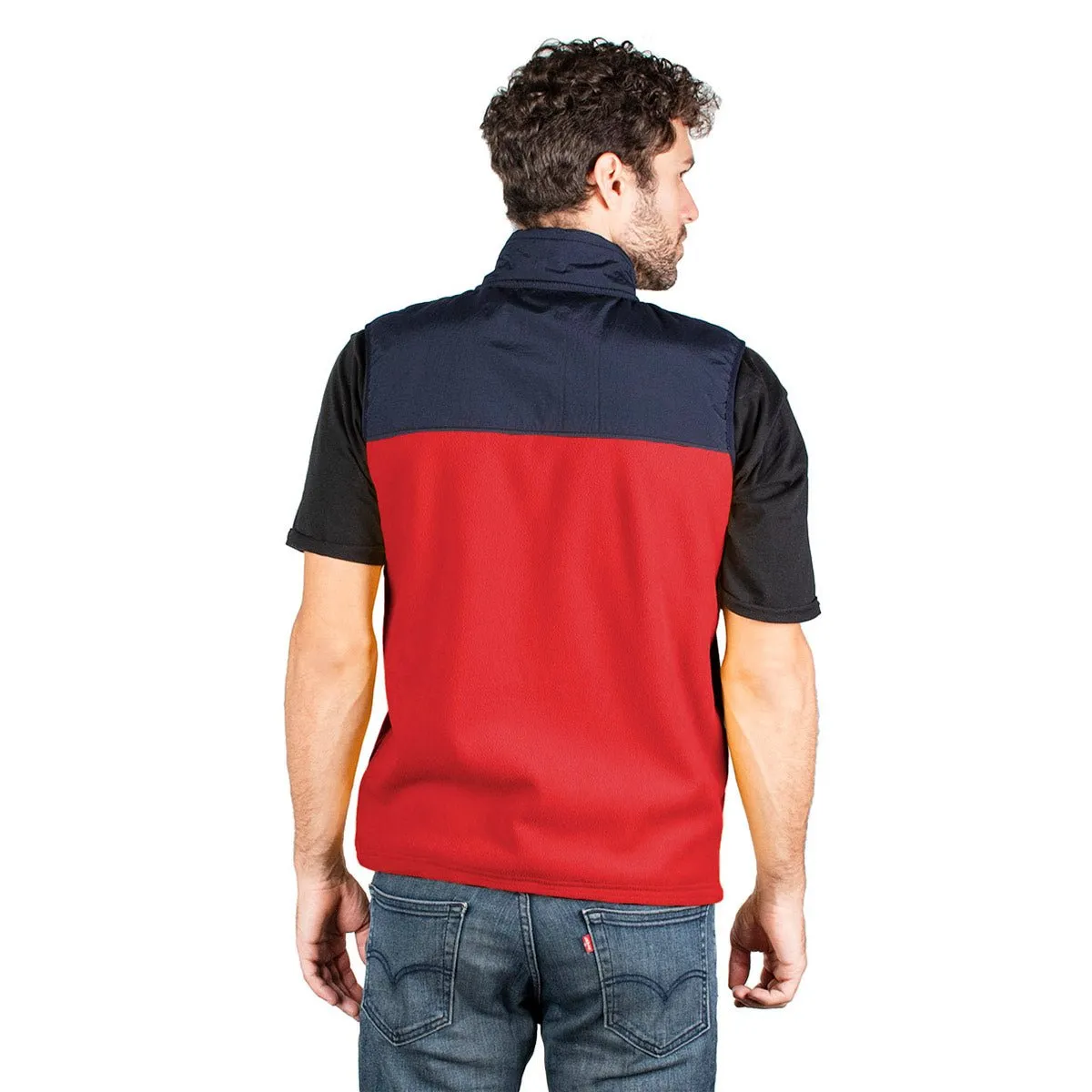 Chaleco Fleece Ligero Bolso Al Pecho Hombre