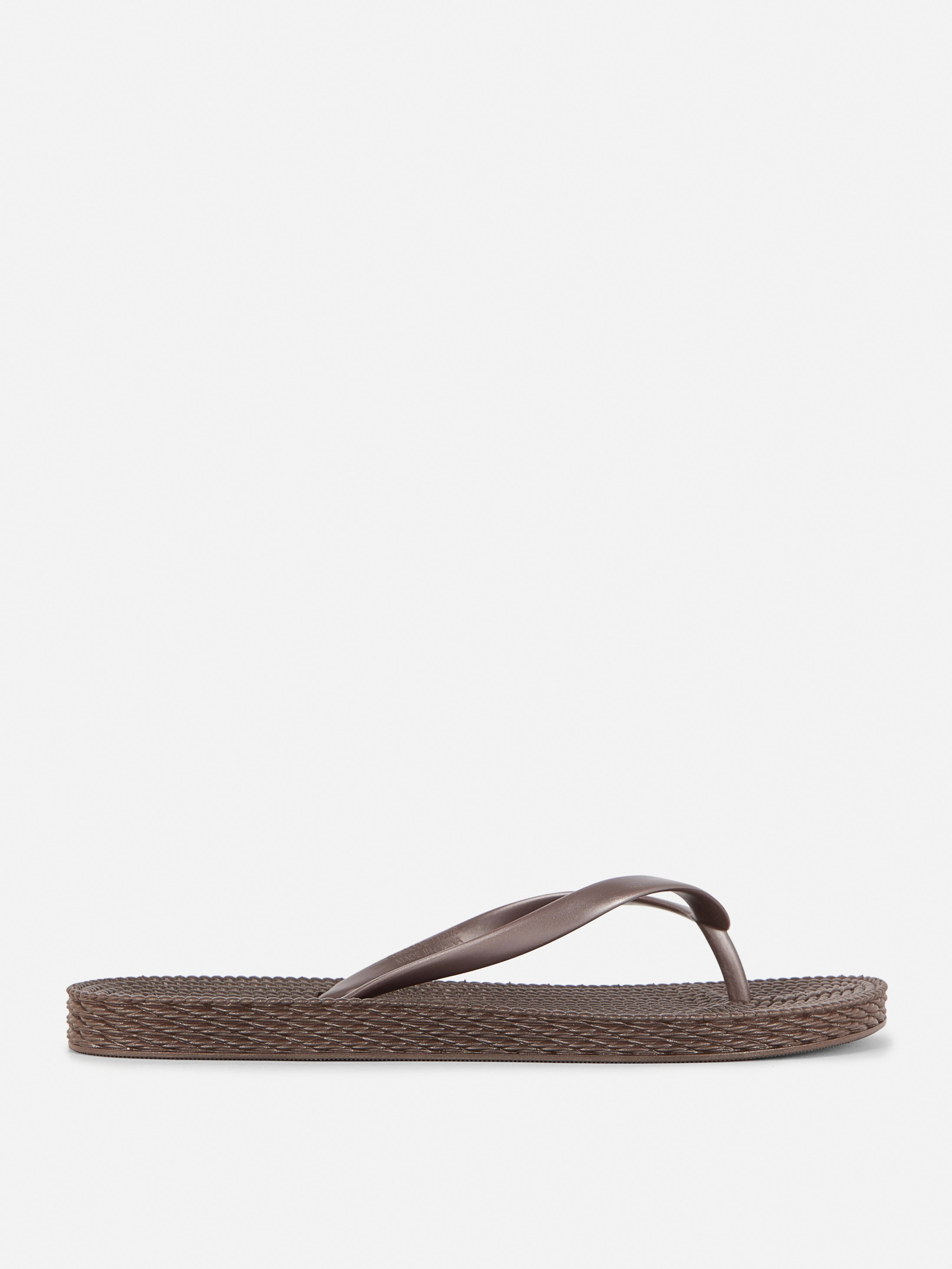 Chanclas con suela de cuerda