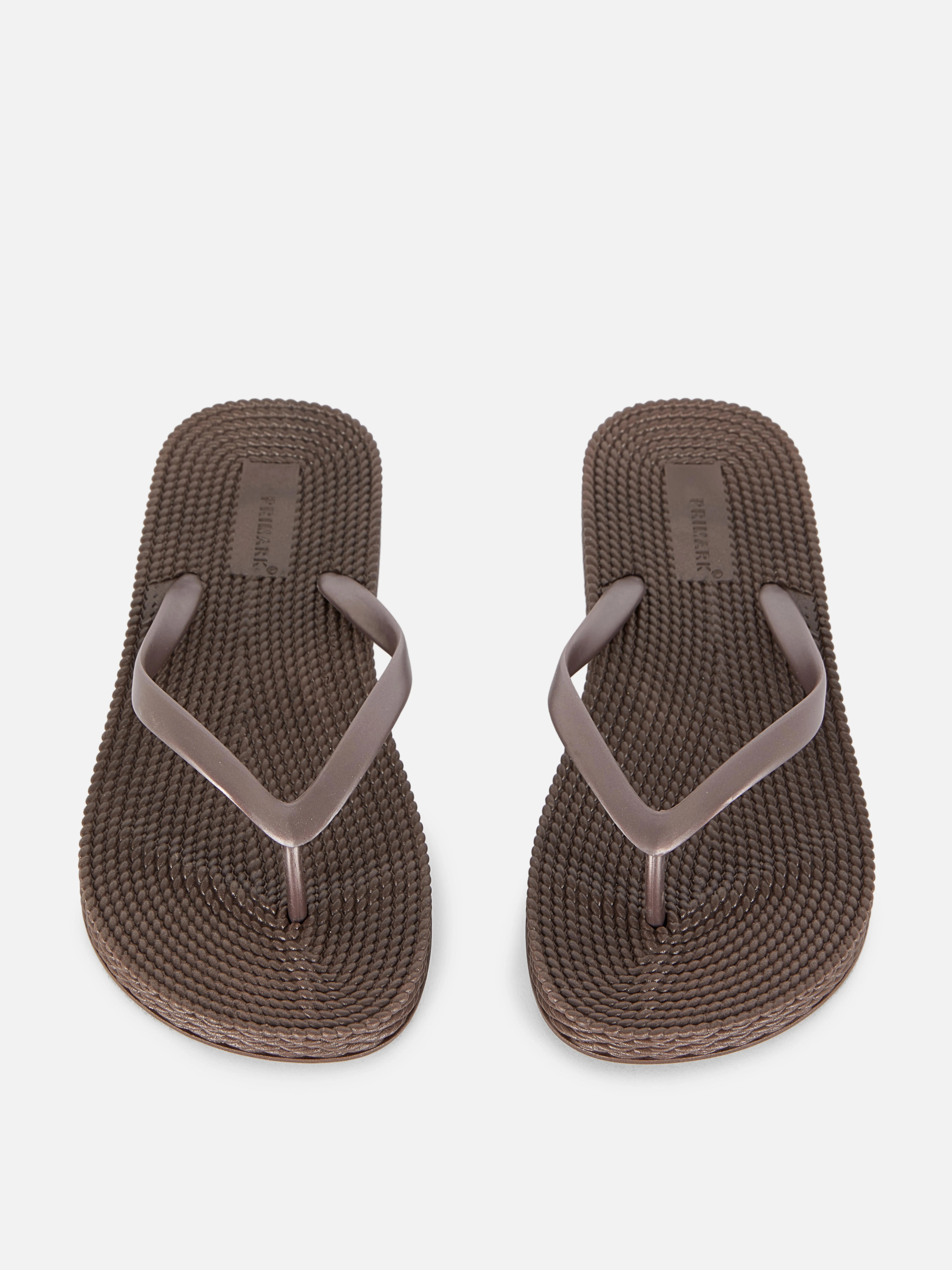 Chanclas con suela de cuerda