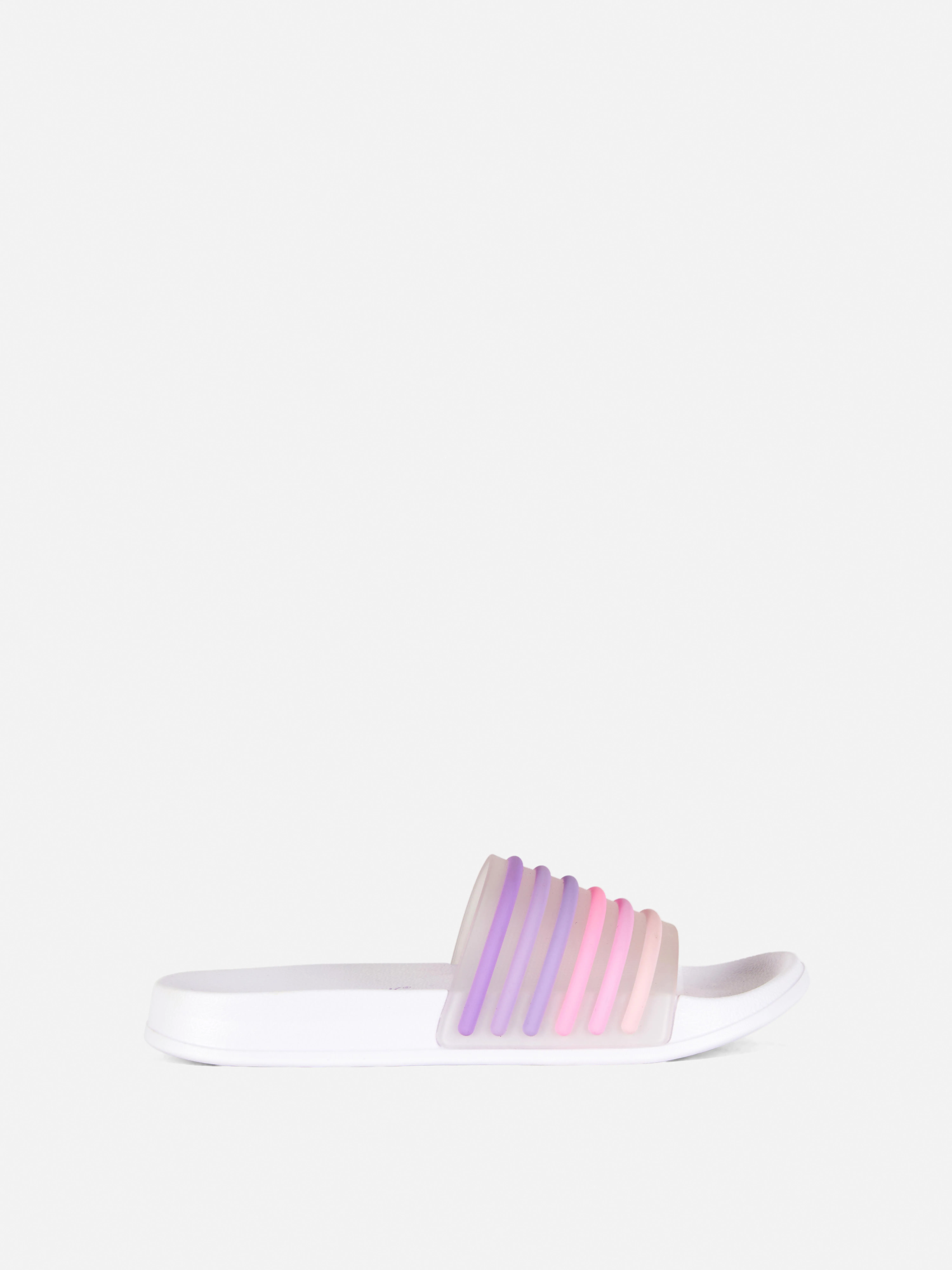 Chanclas de piscina a rayas