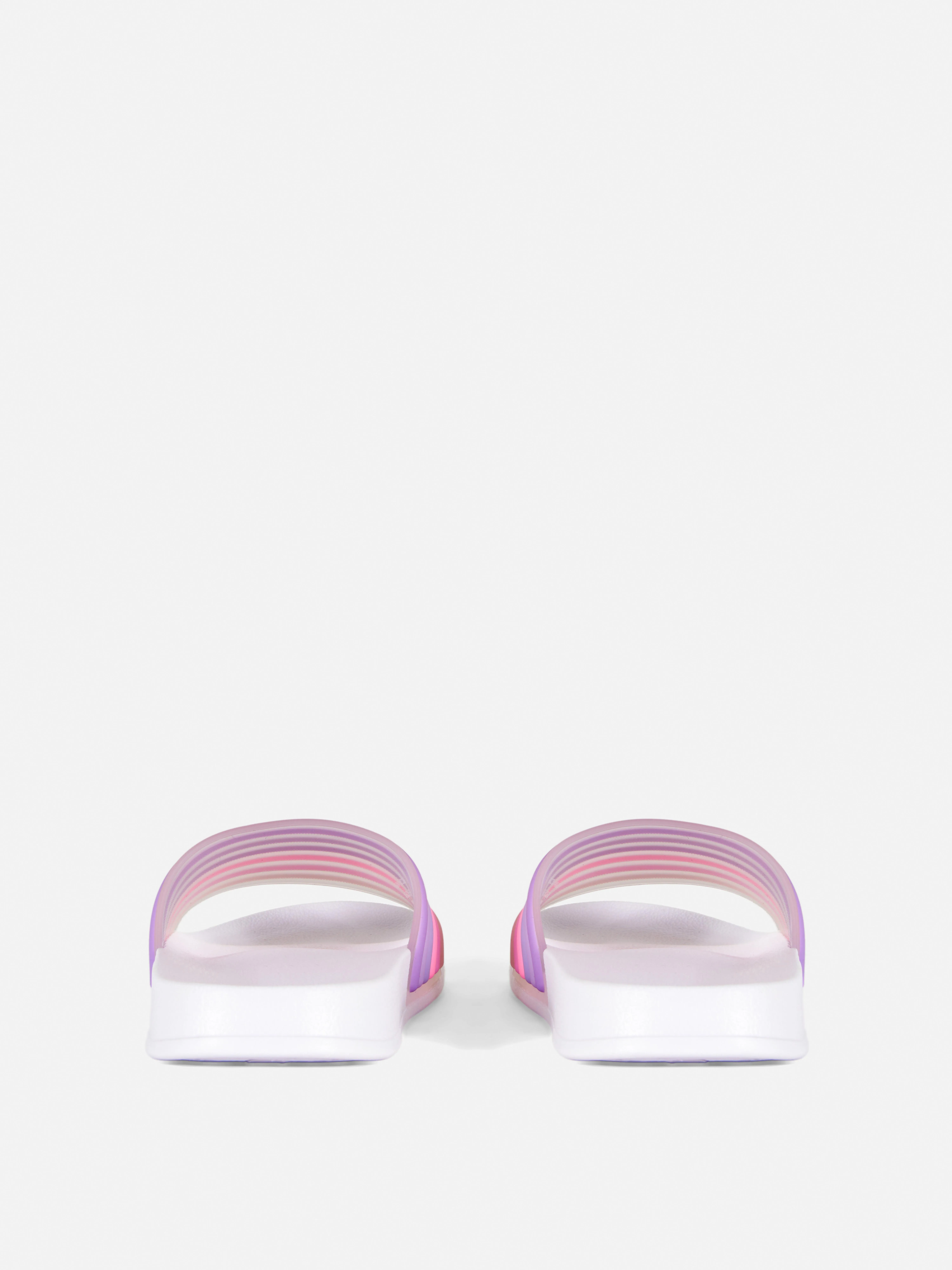 Chanclas de piscina a rayas