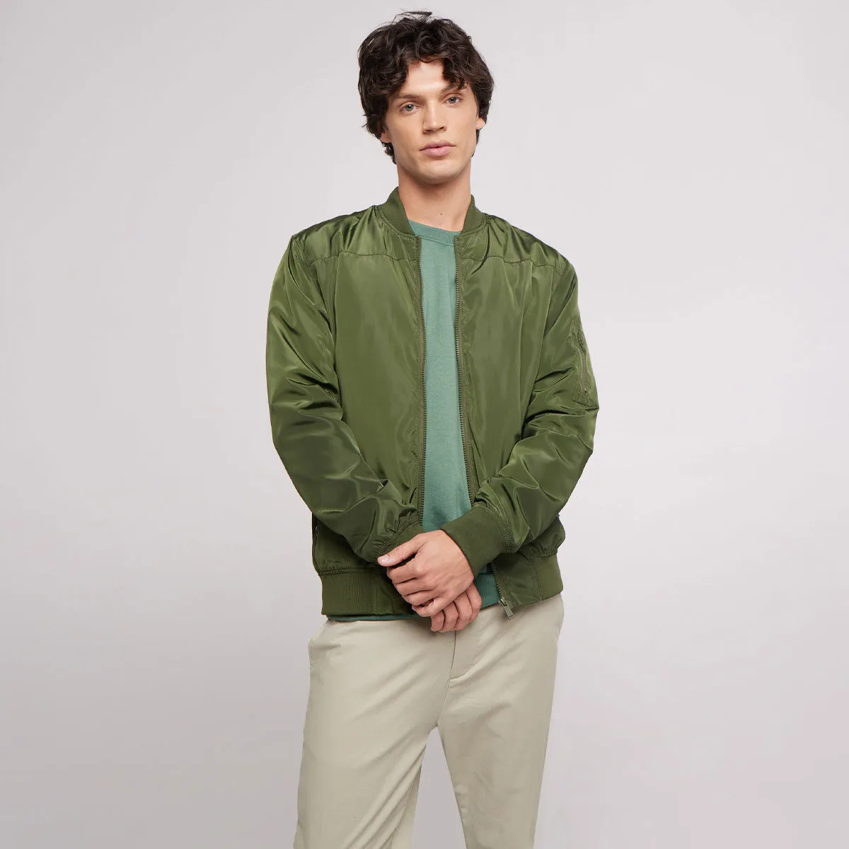 Chaqueta Basica Tipo Bomber