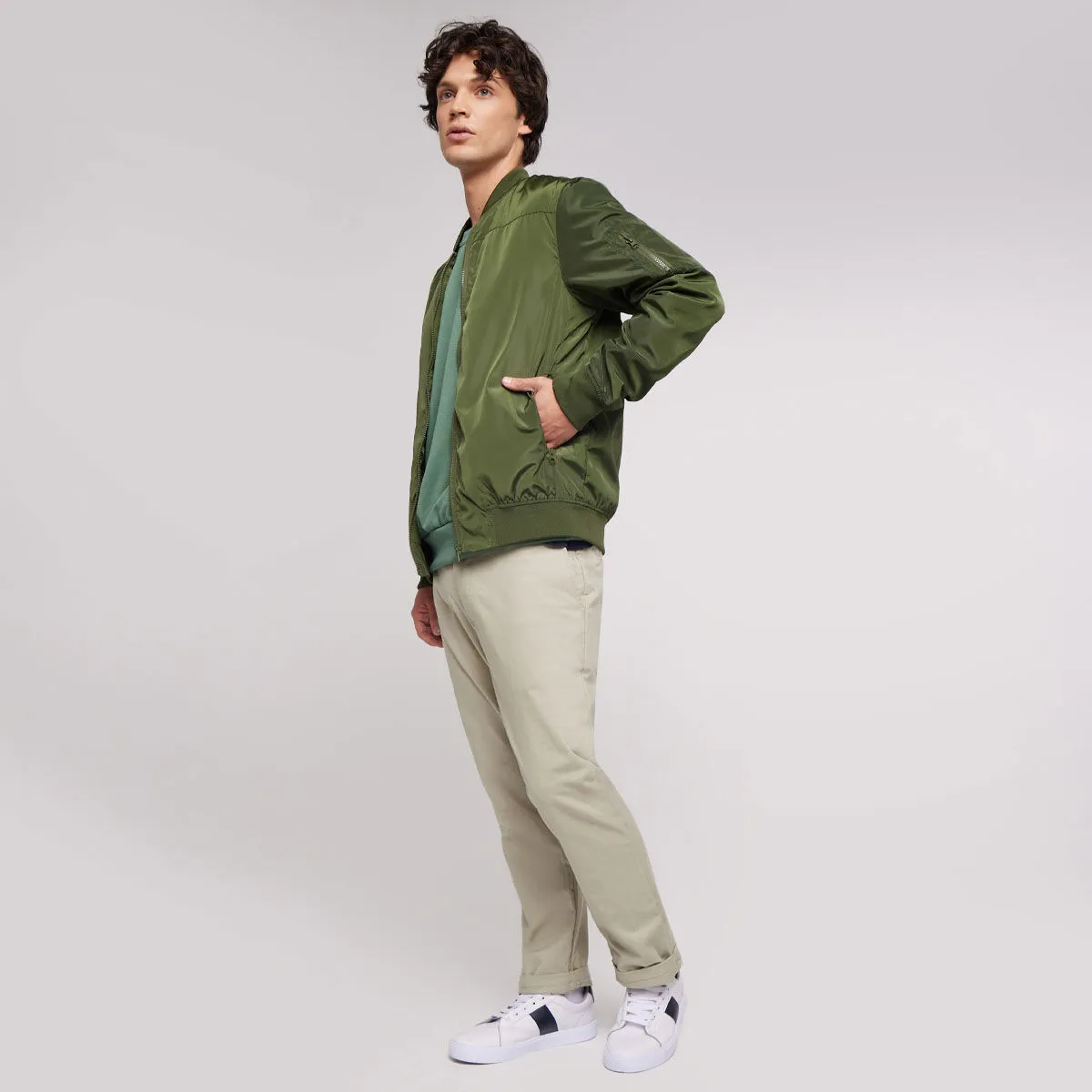Chaqueta Basica Tipo Bomber