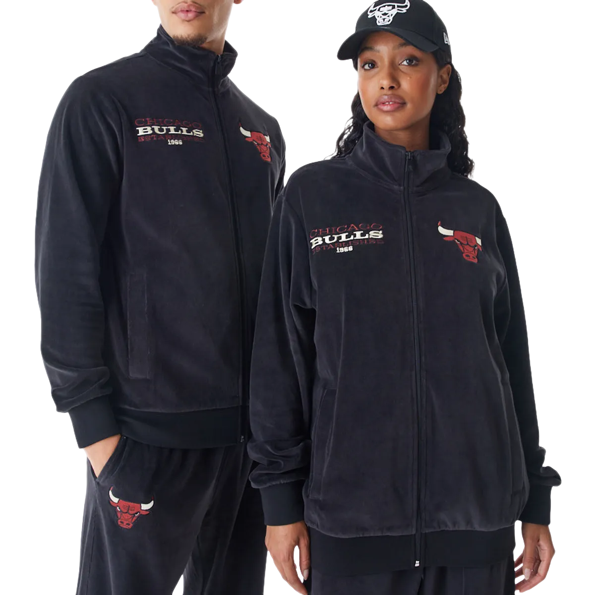 Chaqueta Chndal Nba Velour Chicago Bulls