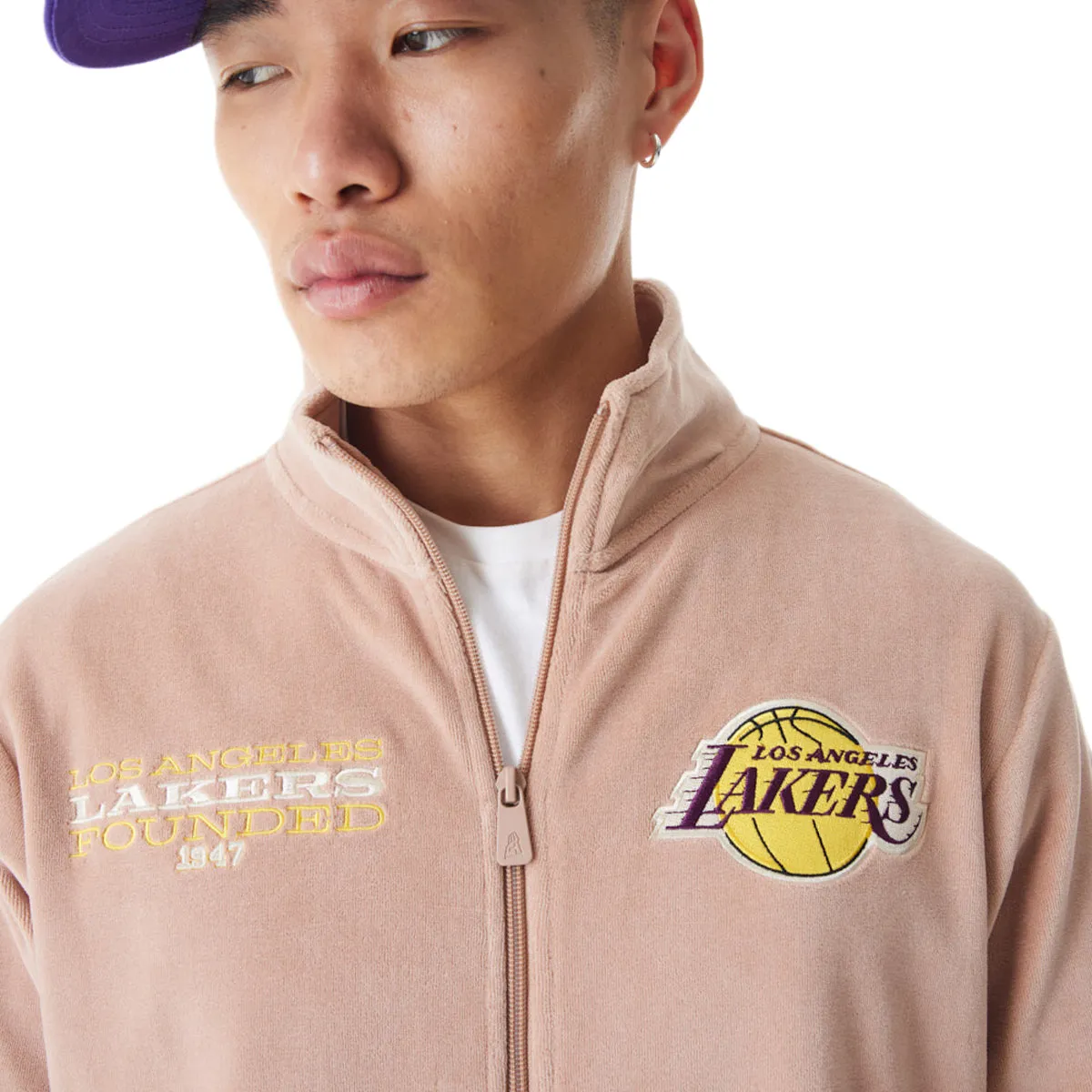 Chaqueta Chndal Nba Velour Los Angeles Lakers