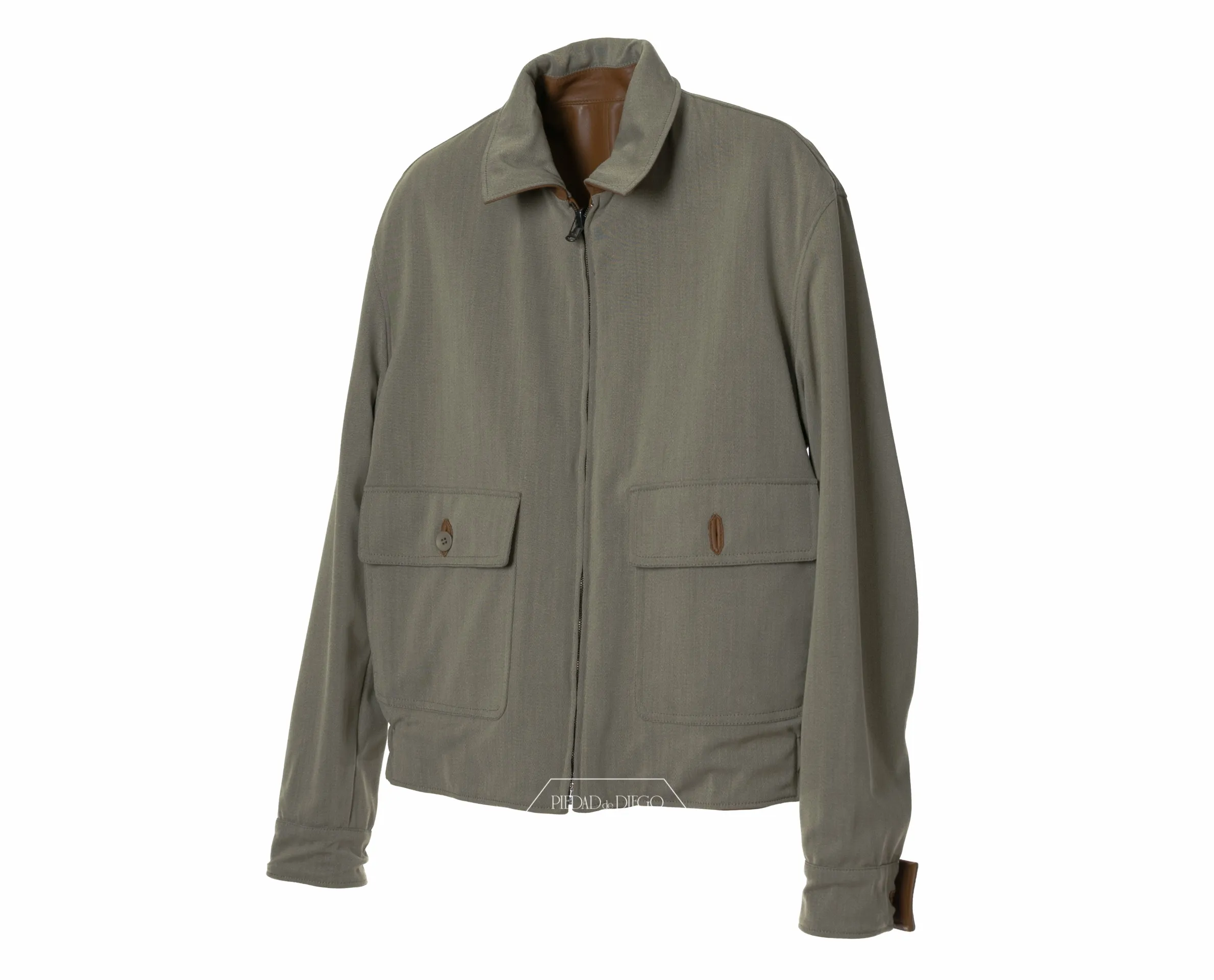 CHAQUETA DE PIEL HOMBRE CUEROREVERSIBLE