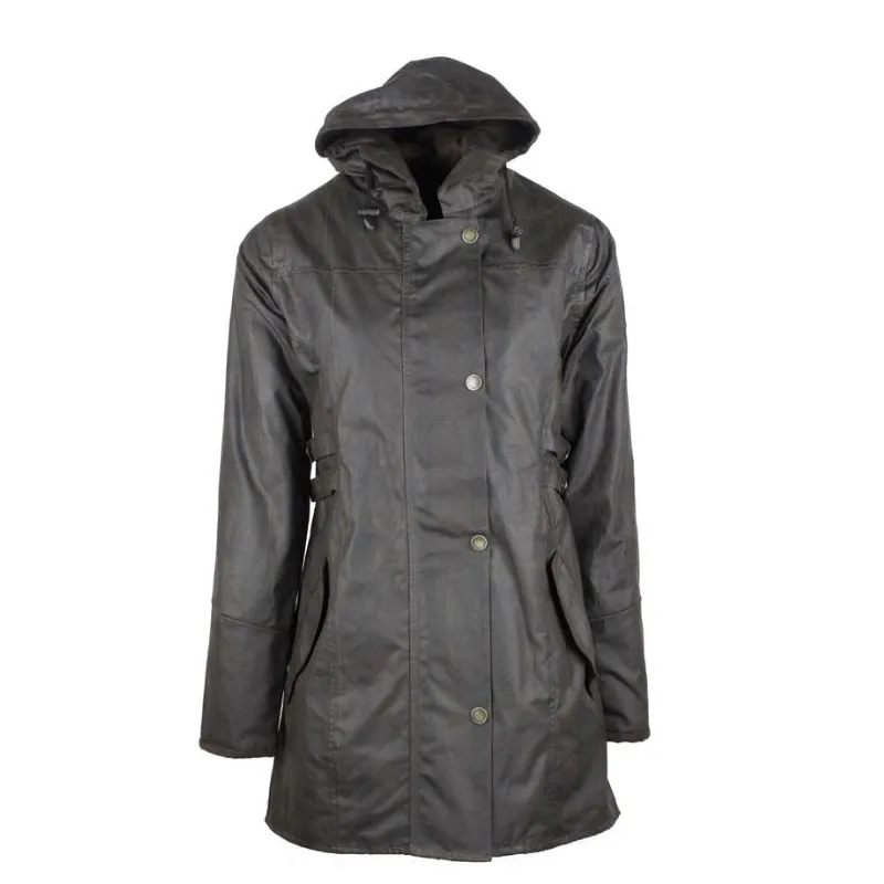 Chaqueta encerada Oxford Blue Tartan Katrina Caledonia