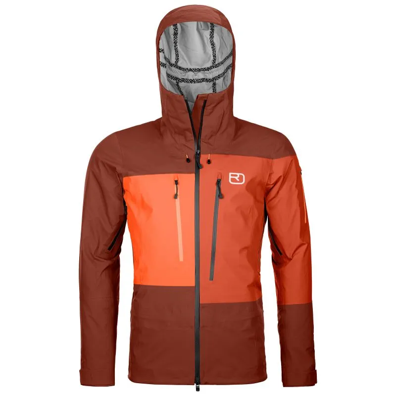 Chaqueta Freeride Ortovox 3l Deep Shell Jacket (Clay Orange) hombre
