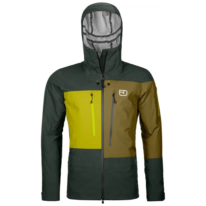 Chaqueta freeride para hombre Ortovox 3l Deep Shell Jacket (Green Pine)