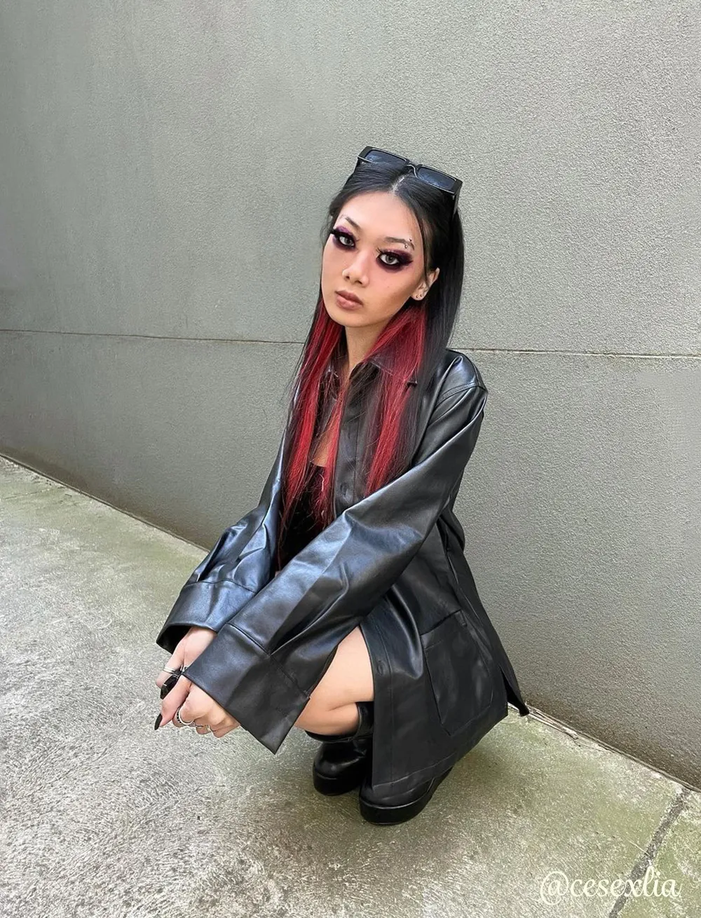  Chaqueta Fresca de Cuero Falso