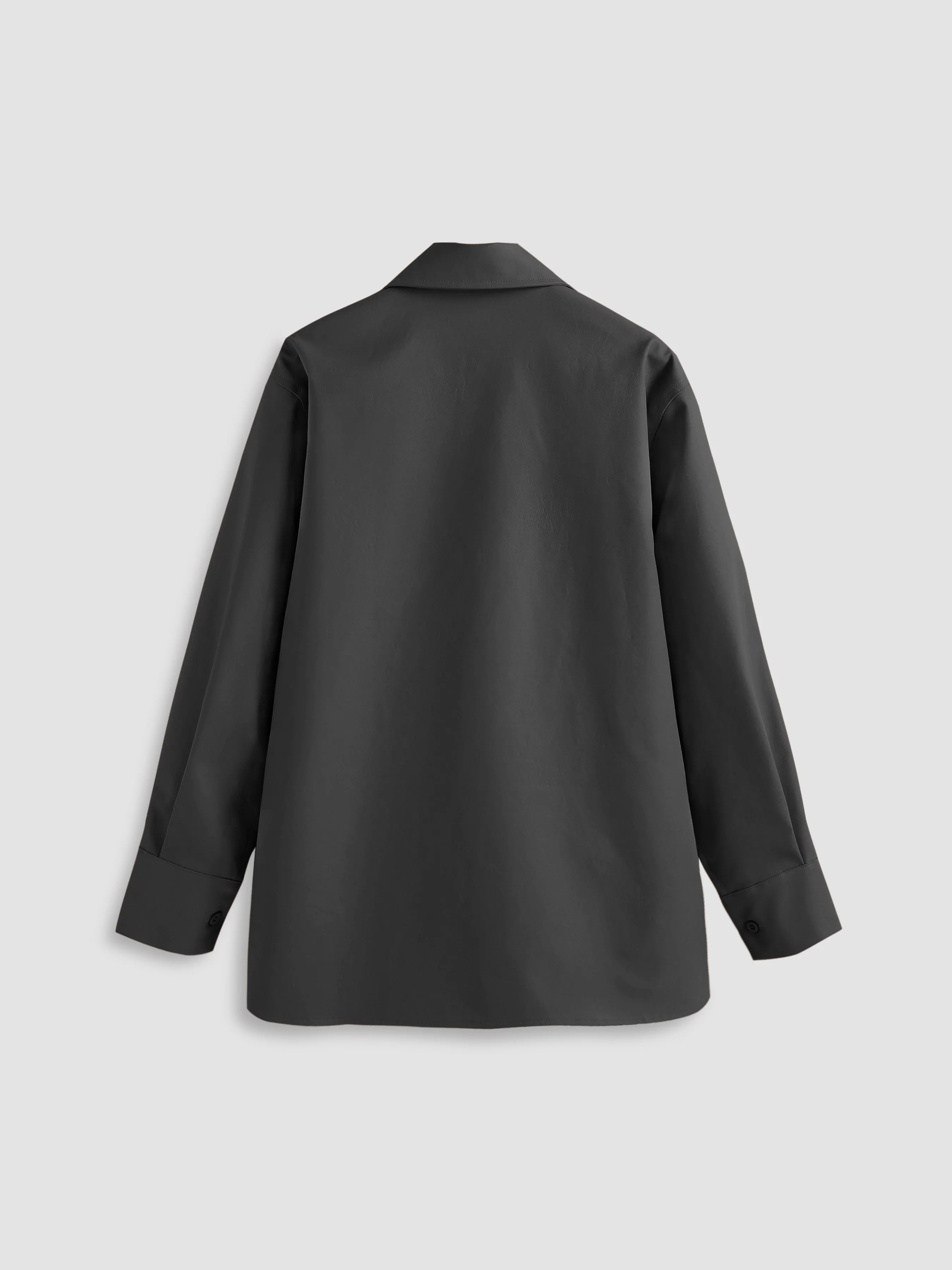  Chaqueta Fresca de Cuero Falso
