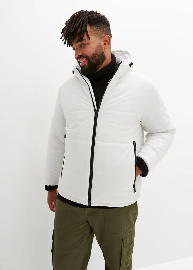 CHAQUETA GUATEADA BLANCO LANANEGRO