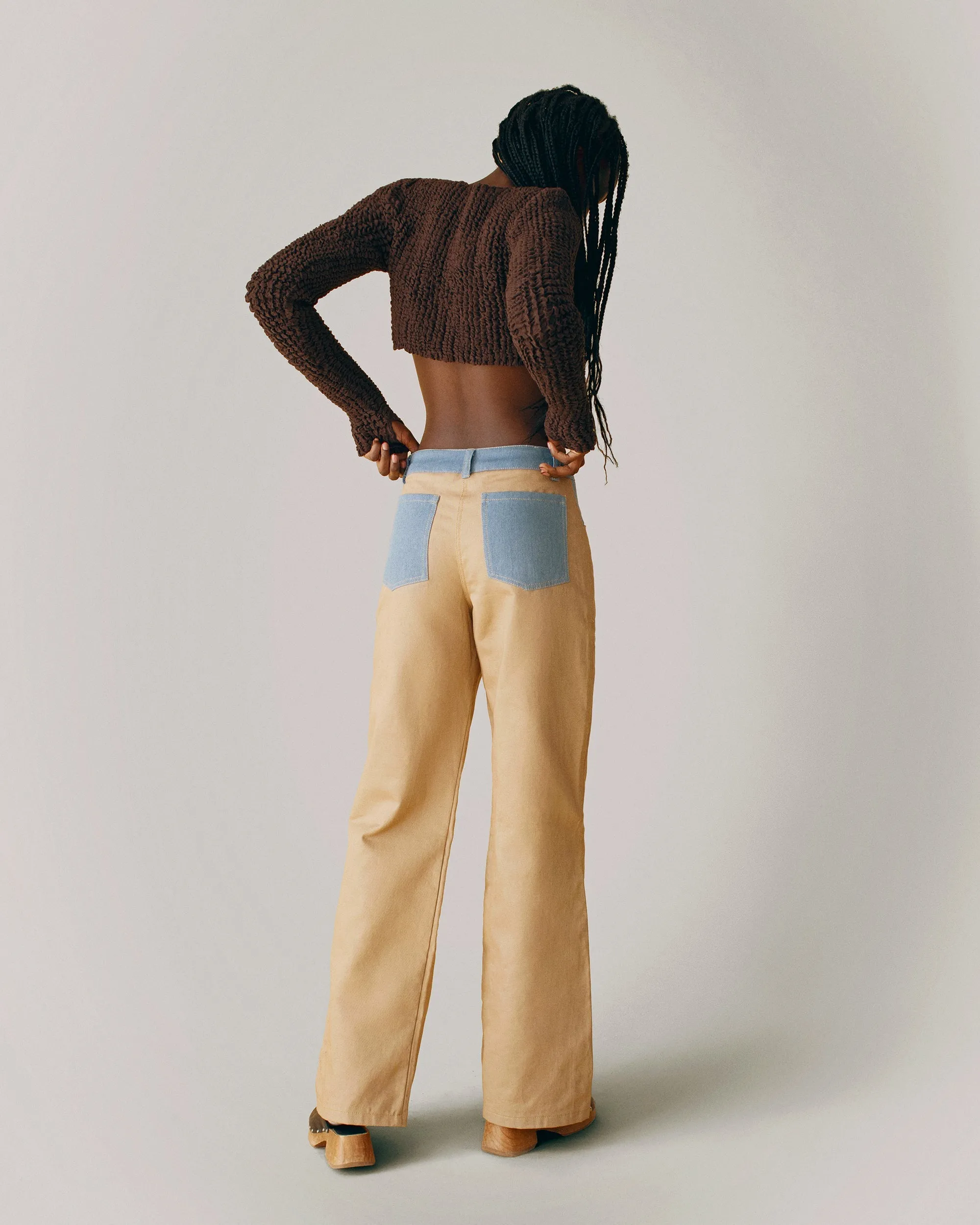 Chaqueta Textura Crop