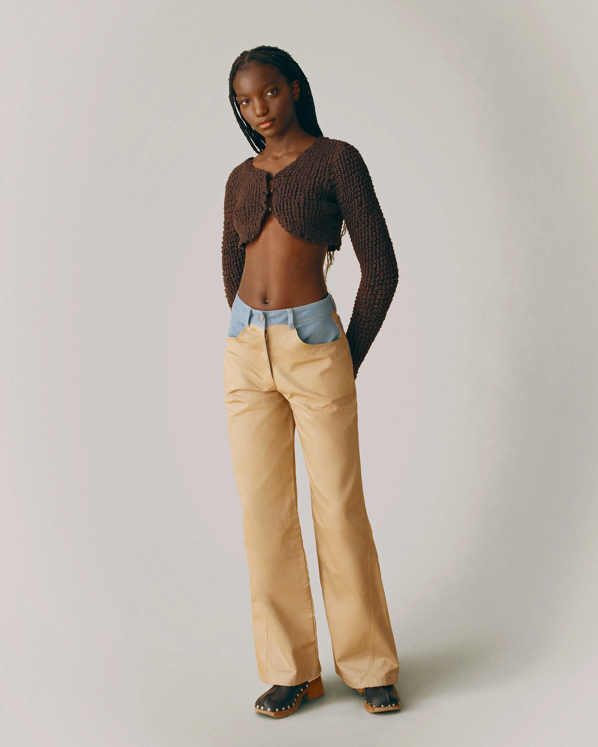 Chaqueta Textura Crop