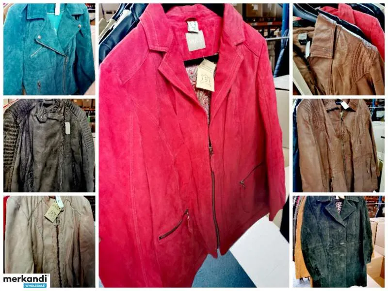 Chaquetas de cuero Mix Mujeres 137 Remnants Genuine Leather Imitation Leather Mix 74* Trade Fair Goods