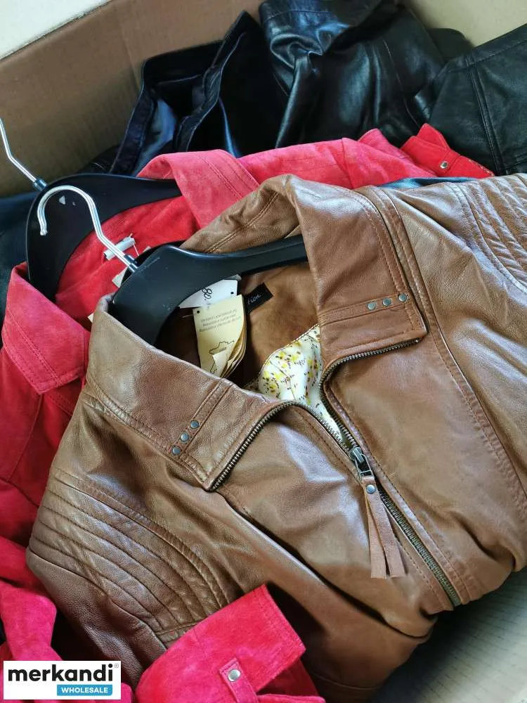 Chaquetas de cuero Mix Mujeres 137 Remnants Genuine Leather Imitation Leather Mix 74* Trade Fair Goods