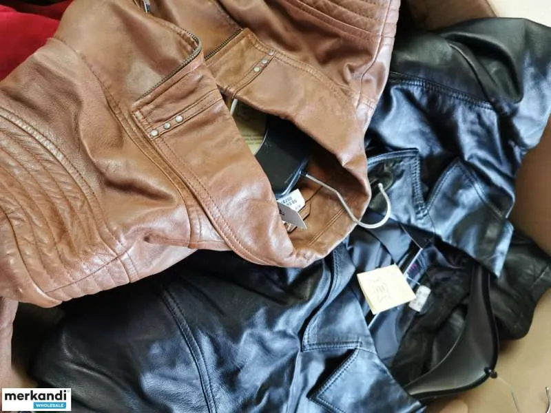 Chaquetas de cuero Mix Mujeres 137 Remnants Genuine Leather Imitation Leather Mix 74* Trade Fair Goods