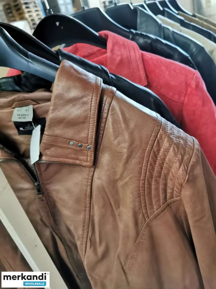 Chaquetas de cuero Mix Mujeres 137 Remnants Genuine Leather Imitation Leather Mix 74* Trade Fair Goods