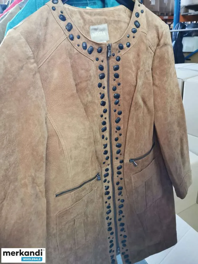Chaquetas de cuero Mix Mujeres 137 Remnants Genuine Leather Imitation Leather Mix 74* Trade Fair Goods